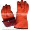 Heavy Duty Short Black PVC Chips Palm Coated Safety Work Gloves