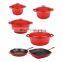 kitchen Accessories Camping Saucepan Casserole Non Stick  Cast Iron Cookware Set