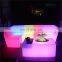 different colors plastic seat plastic table led bar chair hookah lounge furniture recharge counter stool beach led chair couch