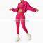 Wholesale Full Zipper Up Women Fleece Adjustable Hoodie Long Sleeve Sports Sherpa Jackets