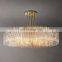 Hengzhi Customize Elegant Hotel Chain Link Crystal Pendant Lamp Dining Room Vintage Design MARIGNAN ROUND CHANDELIER