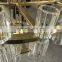 Kitchen Island Linear Arcachon Led Rectangular Modern Crystal Chandeliers Pendant Lights Luxury Lighting