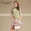 Women's Preppy Style Turtleneck Cable Knit Solid 100% Cashmere Sweater Winter OEM Service with Turtleneck Collar