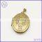 Vintage Brass 27mm Photo Locket Pendant Blank Locket Pendant