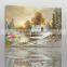 beautiful winter scene oil painting on canvas new design PL-701