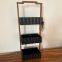 Living Room Kitchen Home Office Wood Shower Corner Shelf  Bamboo Towel Rack Storage Shelf Wooden Bamboo Bathroom Shelf