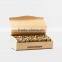 hot pack wooden brich soft tea box gift packing for sale