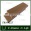 Popular outdoor wpc decking 100x25mm in engineered flooring hot selling