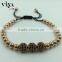  Hot sales Stainless steel beaded bracelet online shopping 