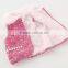 Japanese wholesale products high quality cute flower pattern baby winter vest toddler clothing kids wear infant clothes