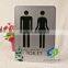 acrylic makeup organizer toilet sign