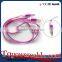 New Products Flat Stereo to 3.5mm Jack AUX Cable Audio Wire with LED Light-Up