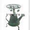 LC-85510 Unique metal iron water pot flower shower shape plant holder