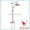 chrome plating exposed square shower set with handshower -9523