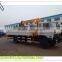 DFAC 7 ton truck with crane sale, dump truck with crane for sale