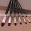 6Pcs Wood Handle Filbert Shape Nylon Hair Watercolor Painting Artist Paint Brush Pen Set