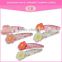 Kids fashion factory wholesale custom shape resin magnetic flower hair accessories