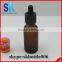 MOQ one carton 30ml e juice black matte glass bottle