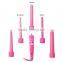 Hot selling 5 in 1 interchangeble hair curling iron of hair curlers clippess hair curler
