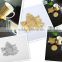 Adiabatic pvc golden leaf Cup Coaster Pad Nonslip Cushion Placemat