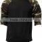 New design mens custom half sleeve camo shirt 100% cotton camouflage sleeve t shirts wholesale