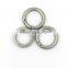 High quality Zinc alloy 22mm silver round flat gate metal hook ring
