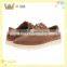 Man's suede upper lace-up dress boat shoes