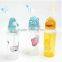 animal shape PS plastic cup with straw for promotions