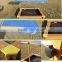 Kid's Outdoor Playground Wooden Sandbox With Roof