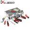 K-Mastet factory direct sales 19 pcs high quality household tool set aluminum alloy tool box