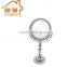 Large desktop magnifying mirror with LED light
