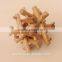 2015 Hot Sale Wooden IQ Intelligent Puzzle Kongming Lock Brain Teaser Twelve Sisters