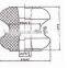 ANSI/BS 1617 spool shackel insulators