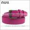Wholesale price fashion designer ladies full grain pu leather belt brands