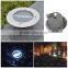 Powered by ni-mh battery 3 LED White Light solar floor light Outdoor Garden Decking Lamp solar deck light