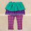 (G5389) Nova kids high quality newest design cotton ready stock children girls skirts leggings