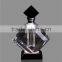 2016 fancy crystal diamond shaped perfume empty glass bottle with cap wholesale