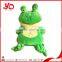 Custom made stuffed soft frog plush pillow toy, plush frog toy pillow