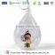 glass globe Hanging christmas ornaments decorating ball customized hanging christmas