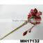 cheap chinese flower crystal metal hairpins