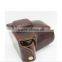 Factory price retro lovely leather Camera case Bag in Dongguan