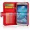 hot sale wallet leather flip covers for samsung galaxy i9500 mobile phone case