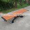 Backless Wooden Garden Bench Outdoor Street Bench