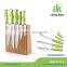 High Quality 6pcs Kitchen Knife Set With Magnetic Bamboo stand