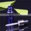 Square Blue Wholesale Empty Glass Bottle for Essential Oil