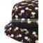 Custom your own logo cotton print funny emoji buket hat wholesale with short brim