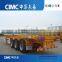 CIMC 3 Axles 40ft Chassis Container Trailer, Tri Axle Chassis Container Truck Trailer, 40T Container Skeleton Semi Trailer
