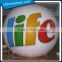 PVC inflatable helium balloon,3m inflatable air balloon with logo,full printing balloon for advertising