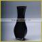 decorative black and white glass vase for wedding vase