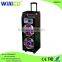 willico USA high Power trolley speaker with colourful laser lights USB/SD/FM/Remote/Bluetooth wws-3